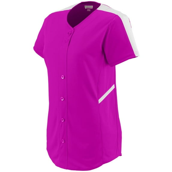 Augusta 2XL Ladies Closer Jersey Power Pink/White 1654