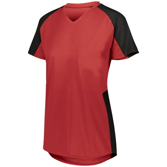 Augusta 2XL Ladies Cutter Jersey Red/Black 1522