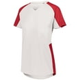 thumbnail image 1 of Augusta 2XL Ladies Cutter Jersey White/Red 1522, 1 of 2