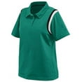 thumbnail image 1 of Augusta 2XL Ladies Genesis Polo Dark Green/Black/White 5048, 1 of 2