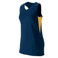 thumbnail image 1 of Augusta 2XL Ladies Inferno Jersey Navy/Gold/White 1290, 1 of 2