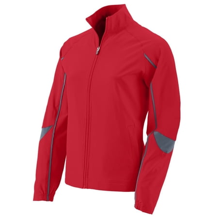 Augusta 2XL Ladies Quantum Jacket Red/Graphite 3782