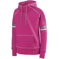 thumbnail image 1 of Augusta 2XL Ladies Spry Hoodie Maroon/White/Graphite 5440, 1 of 2