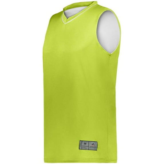 Augusta 2XL Reversible Two-Color Jersey Lime/White 152