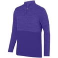 thumbnail image 1 of Augusta 2XL Shadow Tonal Heather 1/4 Zip Pullover Purple 2908, 1 of 2
