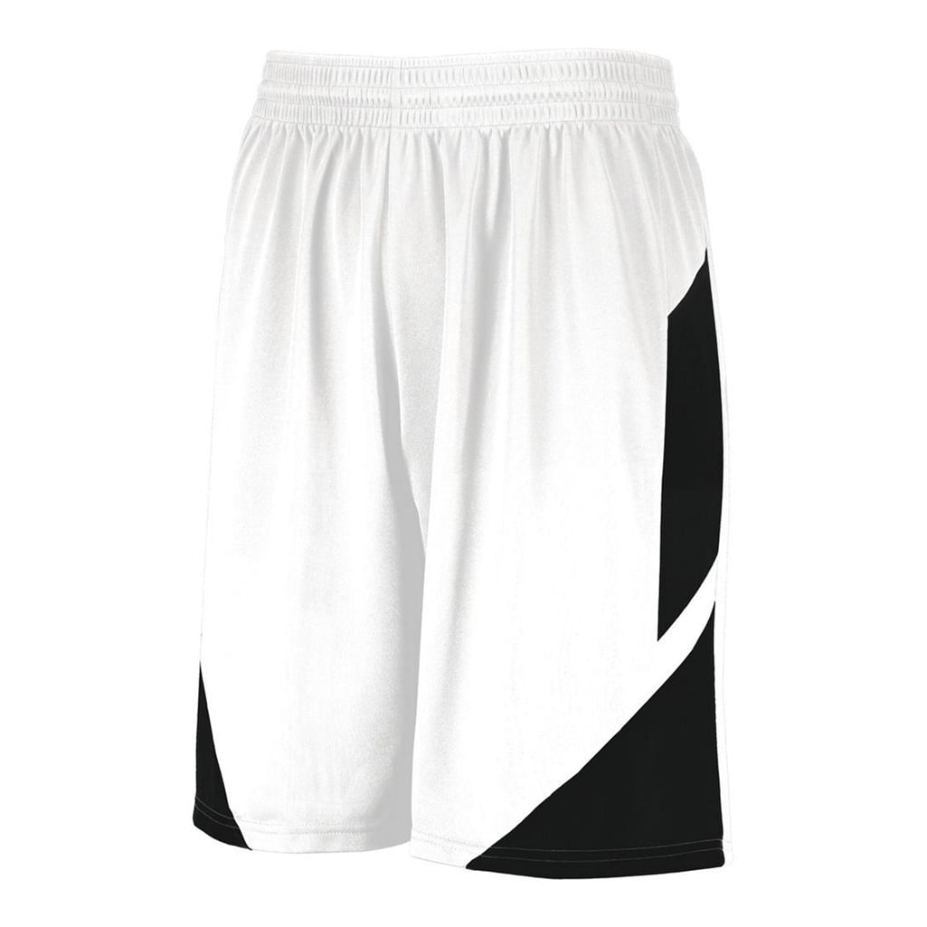 Augusta 2XL Step-Back Basketball Shorts Gold/White 1733 - Walmart.com