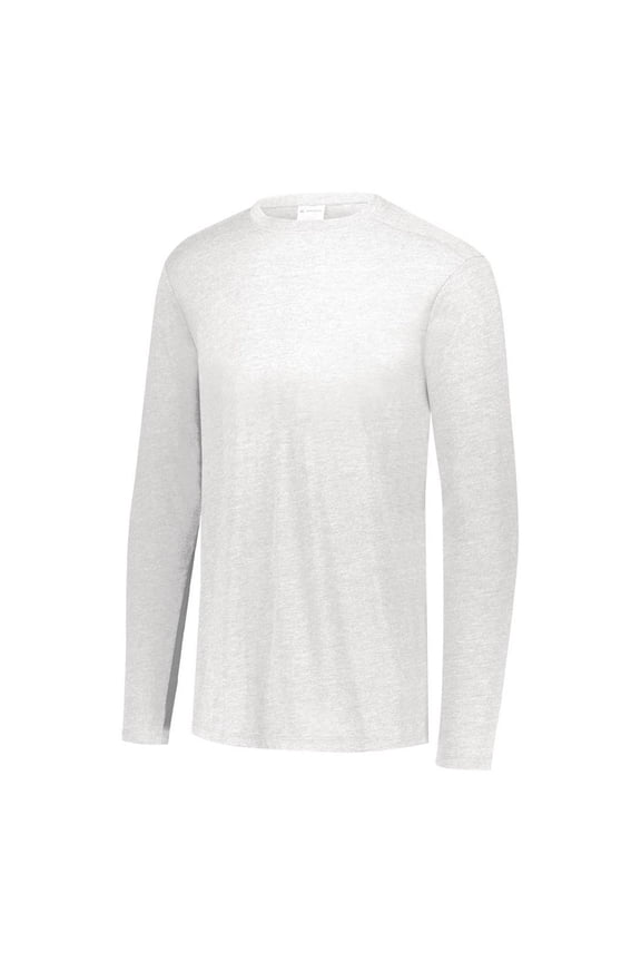 Augusta 2XL Tri-Blend Long Sleeve Tee Dark Green Heather 3075