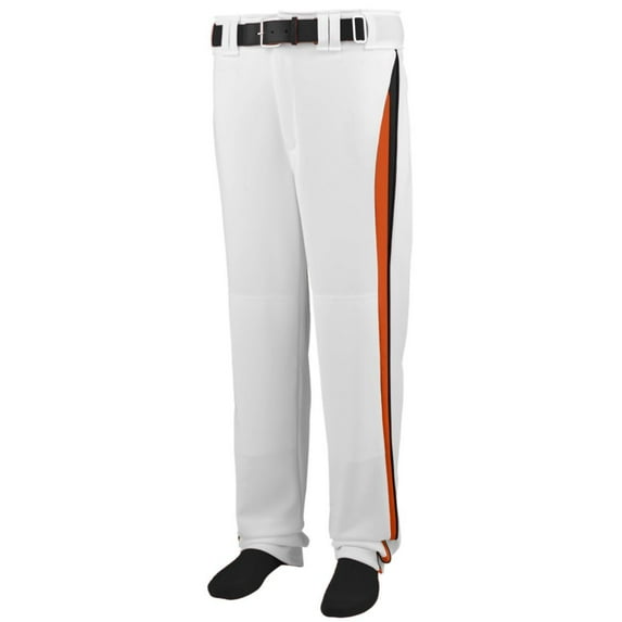 Augusta 3XL Line Drive Baseball/Softball Pant White/Orange/Black 1475