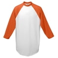 thumbnail image 1 of Augusta 421 Youth Baseball Jersey -White/Orange-Medium, 1 of 2