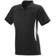 thumbnail image 1 of LADIES MISSION POLO, M, Black/ Gold, 1 of 2