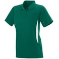 thumbnail image 1 of LADIES MISSION POLO, XL, Dark Green/ White, 1 of 2