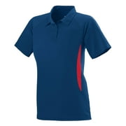 Augusta 5006A Ladies Mission Sport Shirt - Navy & Red- Large