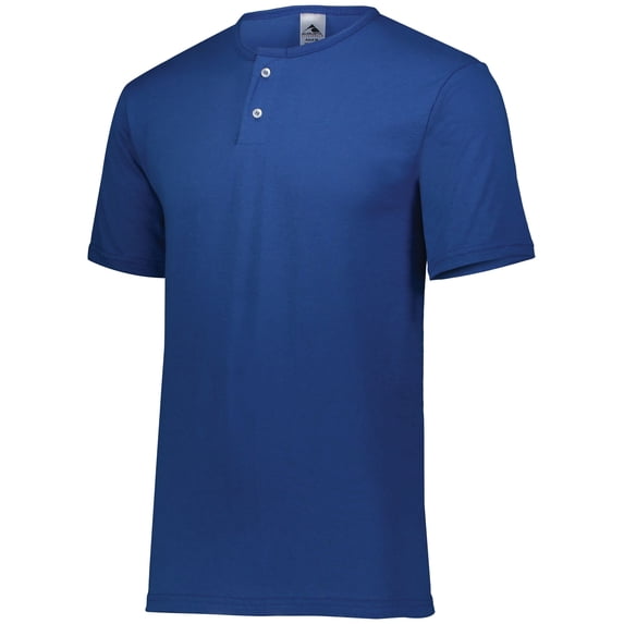 Augusta 581A Youth Two-Button Baseball Jersey - Orange- Small
