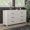 thumbnail image 1 of Augusta 6-Drawer Wide Dresser with Easy SwitchLock(tm) Assembly, Ivory Oak, 1 of 9