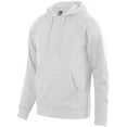 thumbnail image 1 of Augusta 60/40 Fleece Hoodie 5414 White 2Xl, 1 of 3
