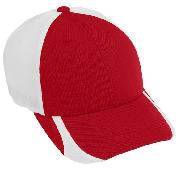 Augusta 6305 Flexfit Contender Cap - Red White