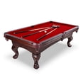 thumbnail image 1 of Augusta 8-ft Pool Table - Mahogany Finish with Red Felt, 1 of 7