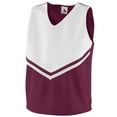 thumbnail image 1 of Augusta 9111A Girls Pride Shell - Maroon & White- Medium, 1 of 2