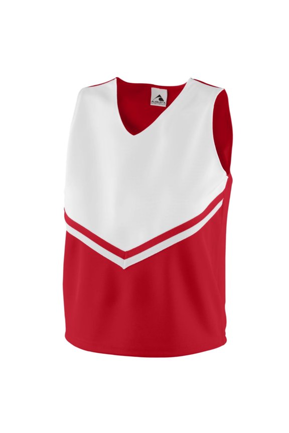Augusta 9111A Girls Pride Shell - Red & White- Medium