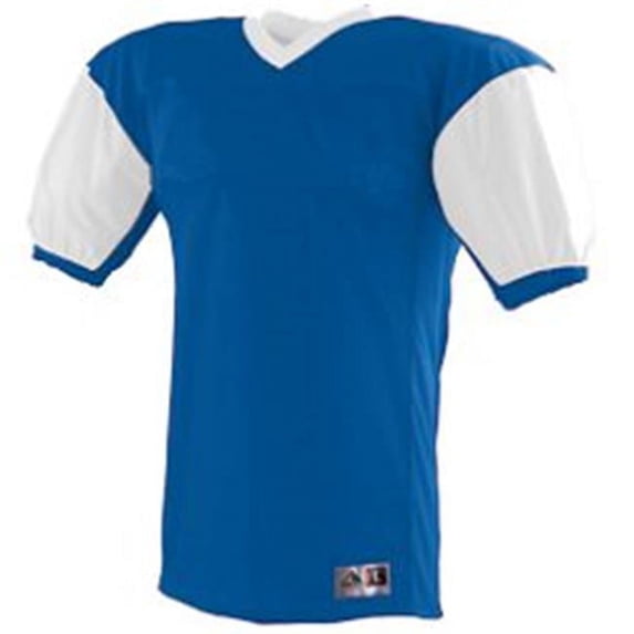 Augusta 9540A Red Zone Jersey - Royal and White- 2X