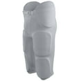 thumbnail image 1 of Augusta 9600A Gridiron Integrated Football Pant - Silver- Small, 1 of 2