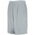 thumbnail image 1 of Augusta AG1844 9-inch Modified Mesh Shorts-Silver-L, 1 of 5