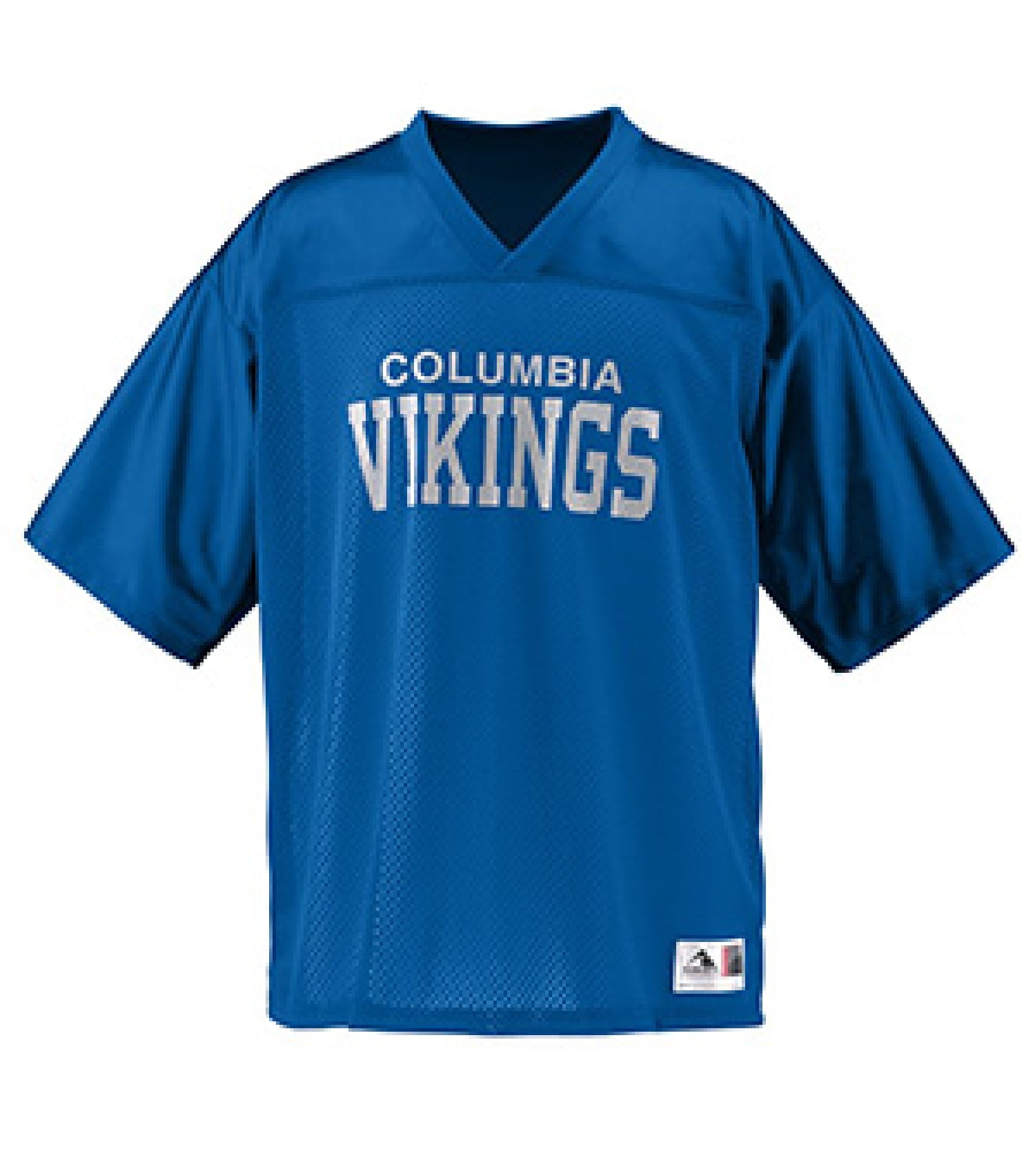 Royal Blue 3XL Polyester Mesh V-neck Jersey