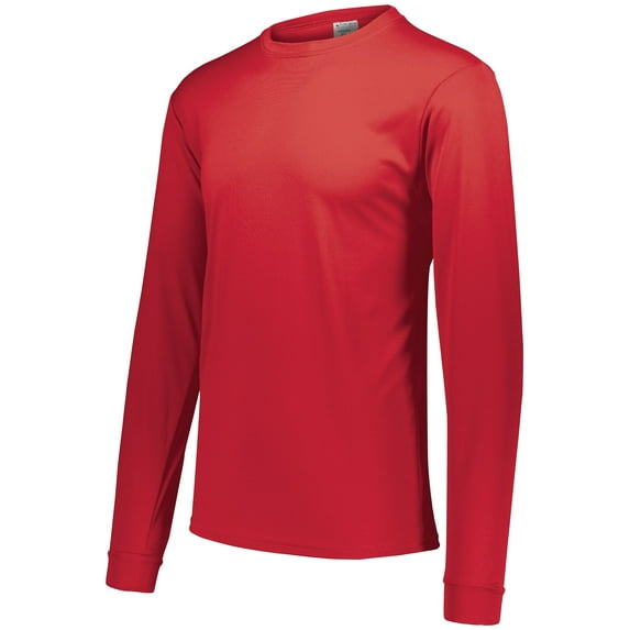 Augusta Adult Wicking Long Sleeve T-Shirt 788 Maroon (Hlw) Xl