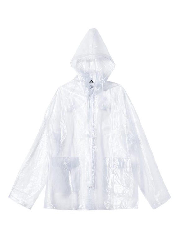 Augusta Drop Ship Adult Clear Rain Jacket