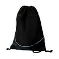 thumbnail image 1 of Augusta Drop Ship Tri-Color Drawstring Backpack, 1 of 3