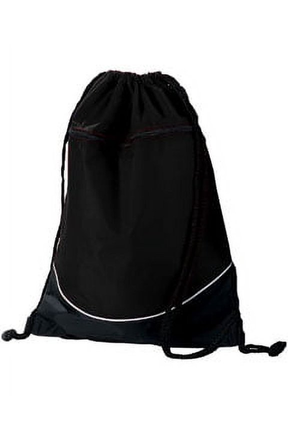 Augusta Drop Ship Tri-Color Drawstring Backpack