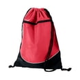 thumbnail image 1 of Augusta Drop Ship Tri-Color Drawstring Backpack, 1 of 3