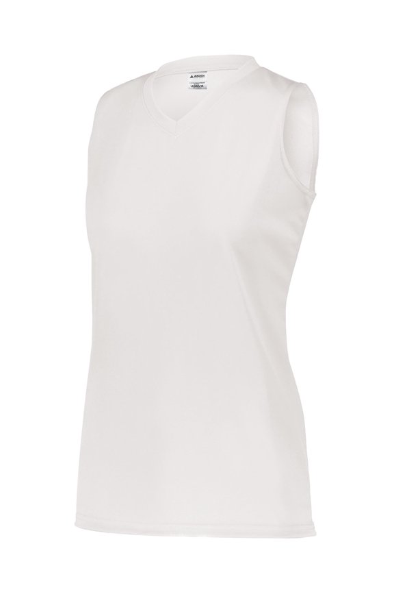 Augusta Girl's Sleeveless Wicking Attain Jersey