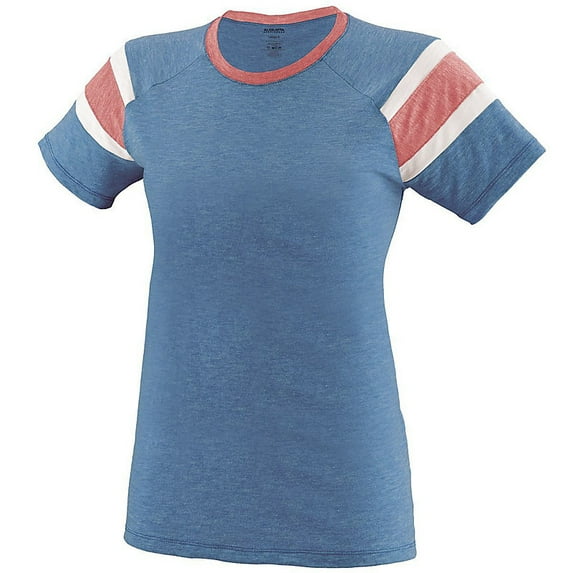 Augusta Girls Fanatic Tee 3014 Royal/Red/White S