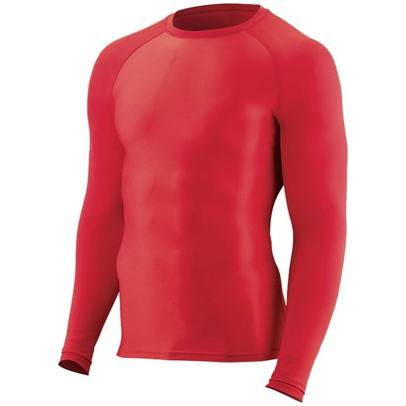 Augusta Hyperform Compression Long Sleeve Tee 2604 Red Xl