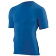 thumbnail image 1 of Augusta Hyperform Compression Short Sleeve Tee 2600 Royal 3Xl, 1 of 2