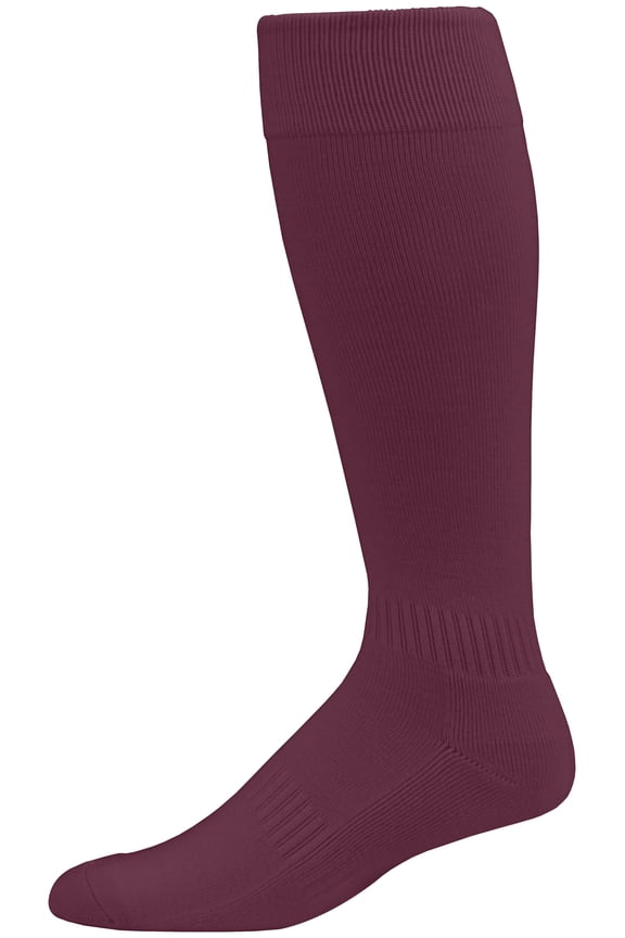 Augusta L Elite Multi-Sport Socks Maroon 6006
