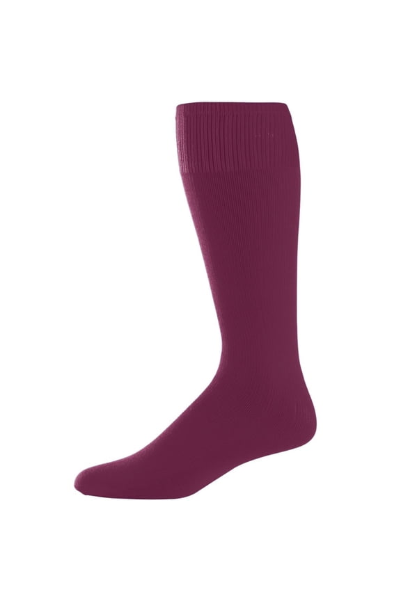 Augusta L Game Socks Maroon 6020