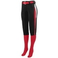 thumbnail image 1 of Augusta L Girls Comet Softball Pant Black/Red/White 1341, 1 of 3