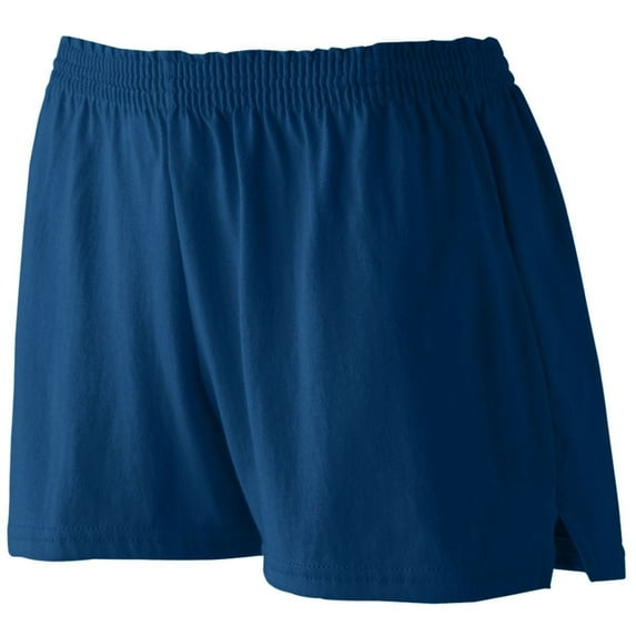 Augusta L Girls Jersey Shorts Navy 988