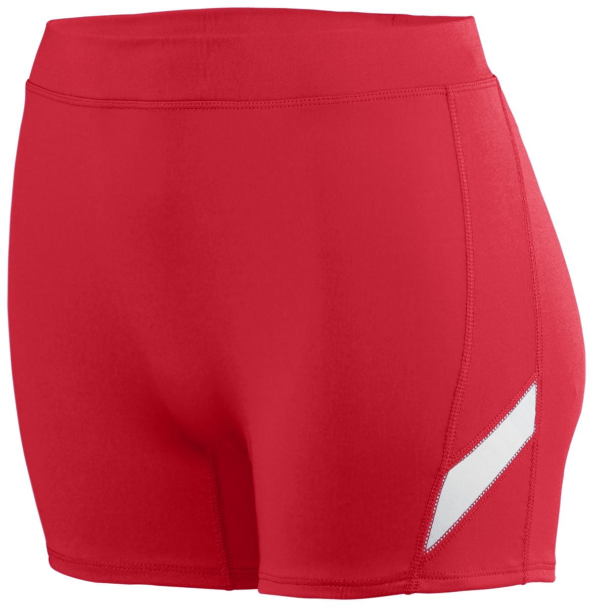 Girls red shop running shorts