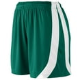thumbnail image 1 of Augusta L Girls Triumph Shorts Dark Green/White 1239, 1 of 2
