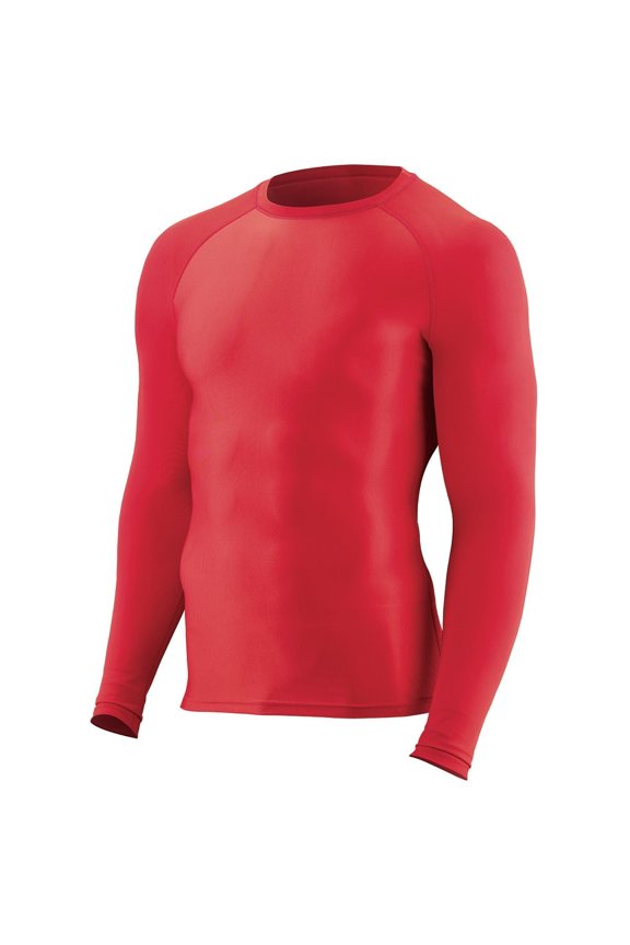 L Hyperform Compression Long Sleeve Tee Red 2604