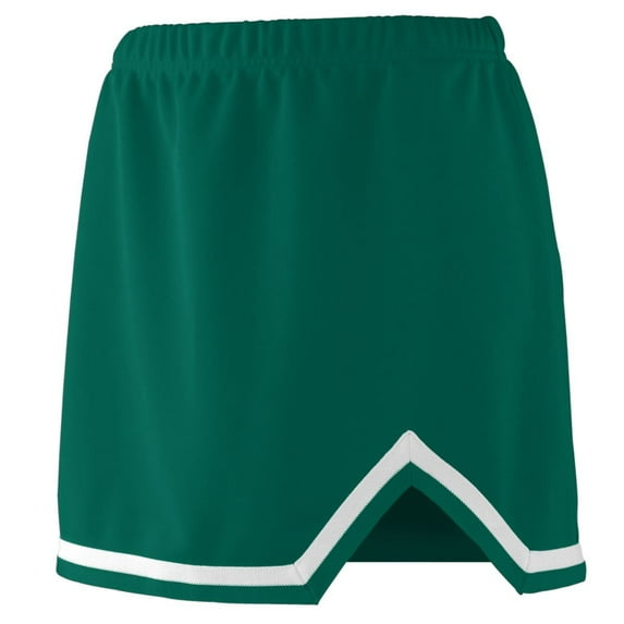 Augusta L Ladies Energy Skirt Dark Green/White 9125