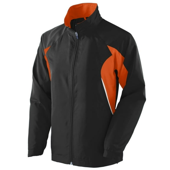 Augusta L Ladies Fury Jacket Black/Orange/White 3732