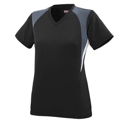Augusta L Ladies Mystic Jersey Royal/Graphite/White 1295
