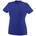 thumbnail image 1 of Augusta L Ladies Wicking Two-Button Jersey Purple 1212, 1 of 2