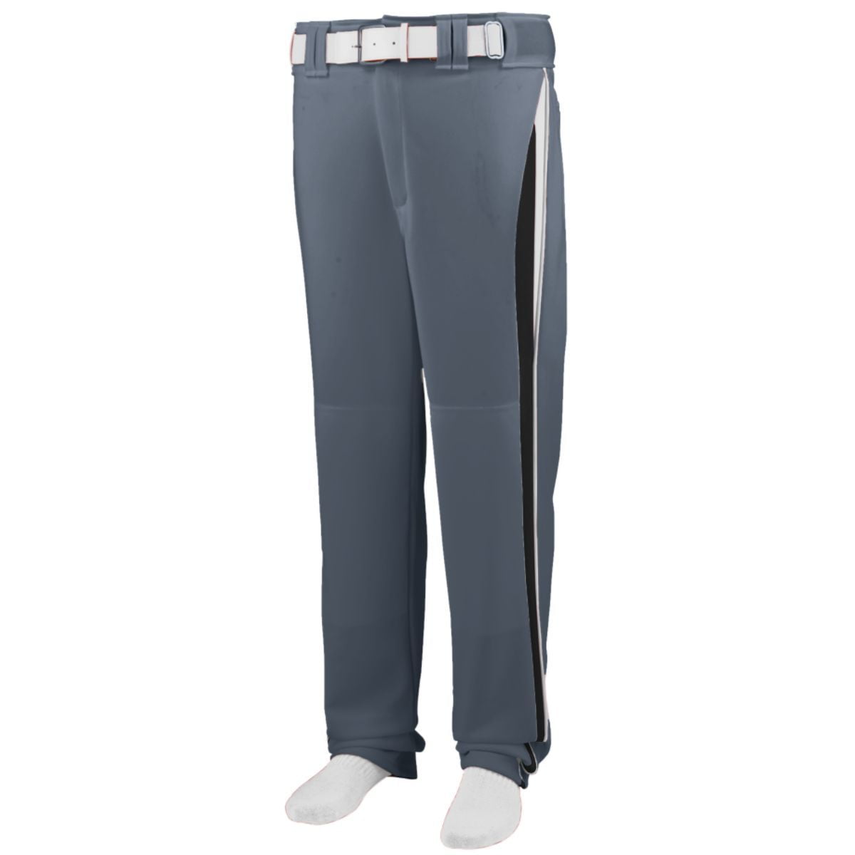 Augusta L Line Drive Baseball/Softball Pant Graphite/Black/White 1475
