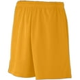 thumbnail image 1 of Augusta L Mini Mesh League Shorts Gold 733, 1 of 2