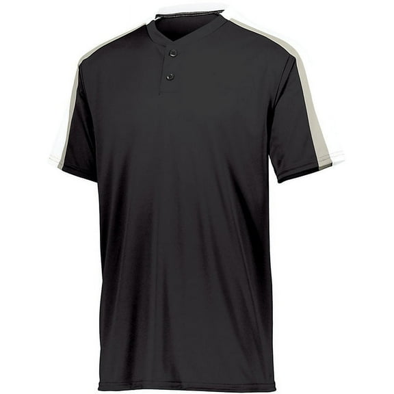 Augusta L Power Plus Jersey 2.0 Black/White/Silver Grey 1557
